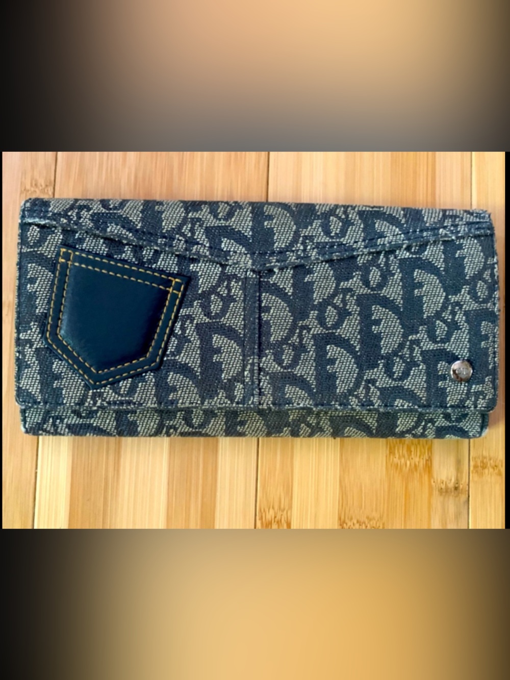 Christian Dior Denim Wallet